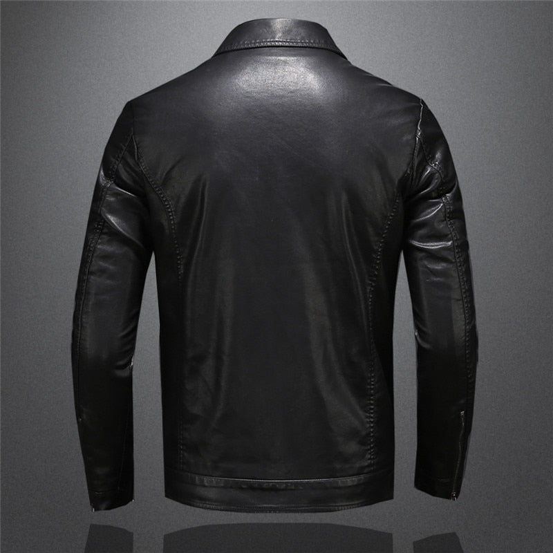 Adam™ Chaqueta de cuero para hombre